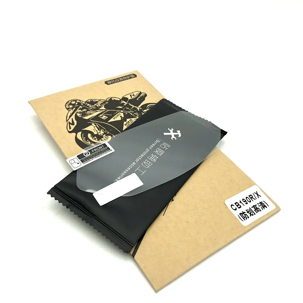 

LXQ Motorcycle Accessories Dashboard Instrument Speedometer Film Screen Protector Stickers For Honda CBF190 CB190X CB190R CB190