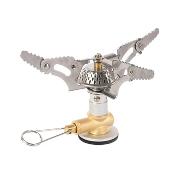 

3200W Mini Stainless Steel Material Portable Outdoor Folding Gas Stove Camping Hiking Picnic Stove Camping Stove Split Burner