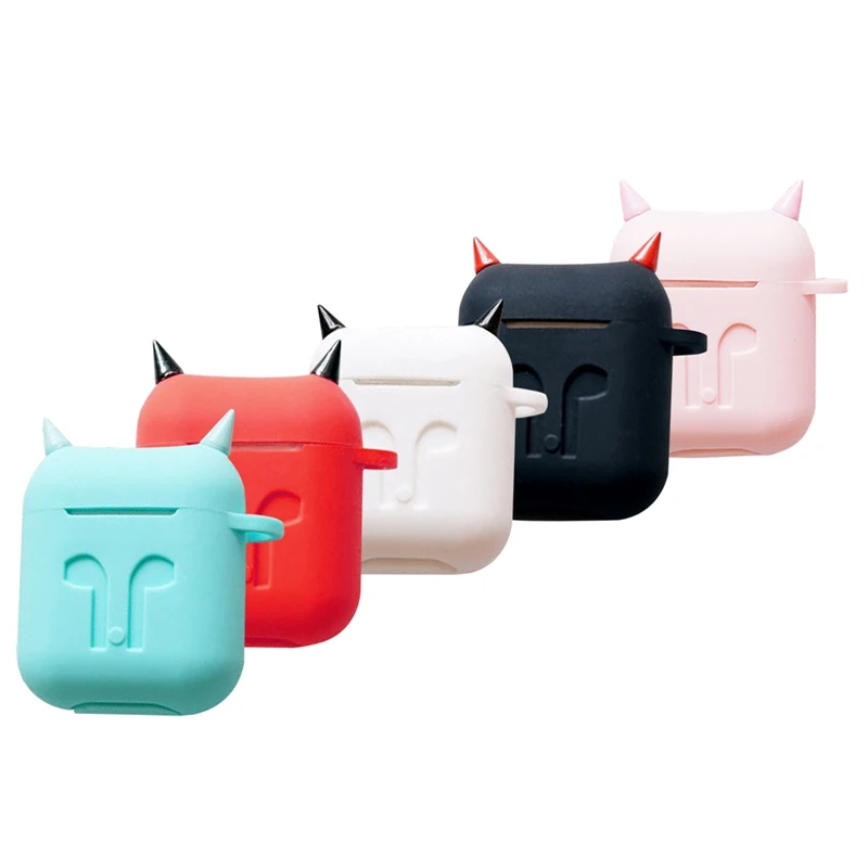 Soft Silicone Case Earphones For Apple Airpods Bluetooth Wireless Earphone Protective Skin Cover Box For Air Pods Ear Pods Bag