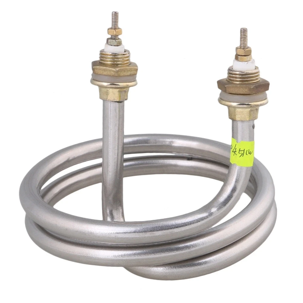Home Silver Tone Electrical Spiral Heating Element Helix Booster For