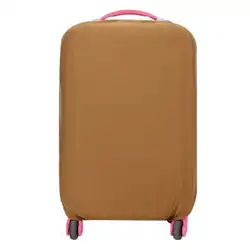 Эластичная Туристическая Сумка Чехол чемодан тележка кейс защитная сумка пылезащитный протектор для 18-20 дюймов (кофе)