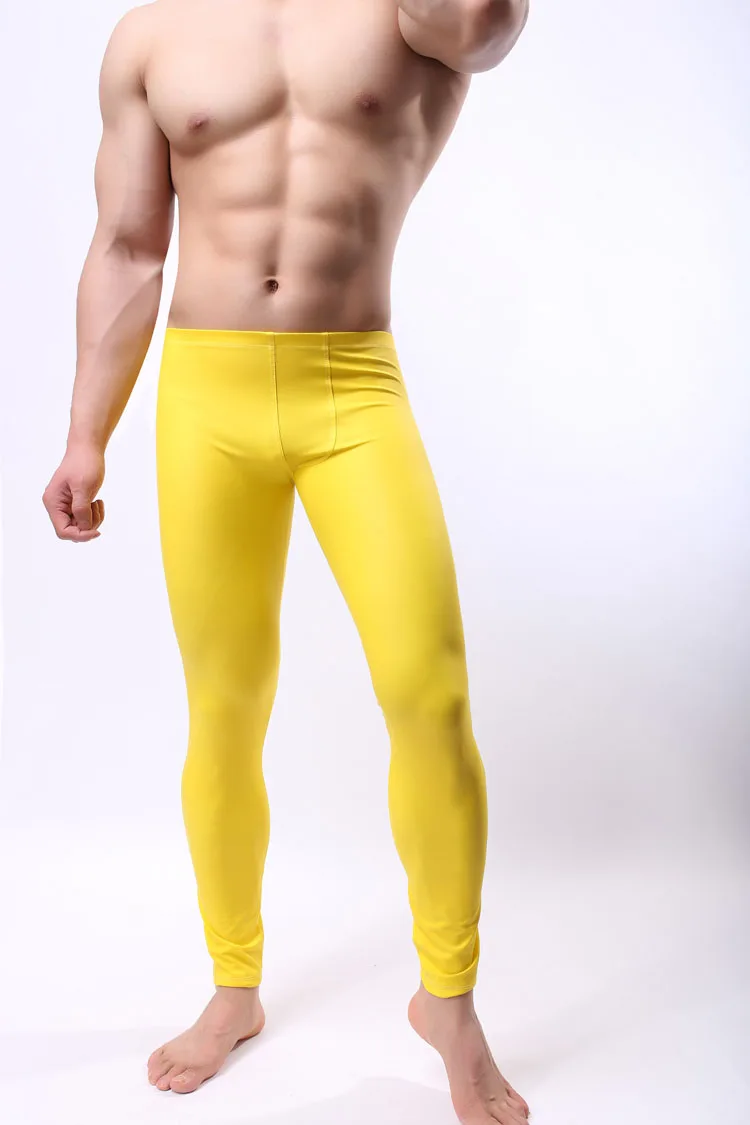 Мода мужские s из искусственной кожи сценические обтягивающие брюки стрейч, леггинсы мужские сексуальные штаны для фитнеса локомотив колготки брюки