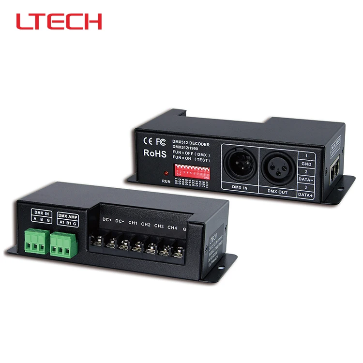 

LT-840-PWM10V LED Dimming Siganl Converter;DMX512 signal input;10V PWM x4CH output
