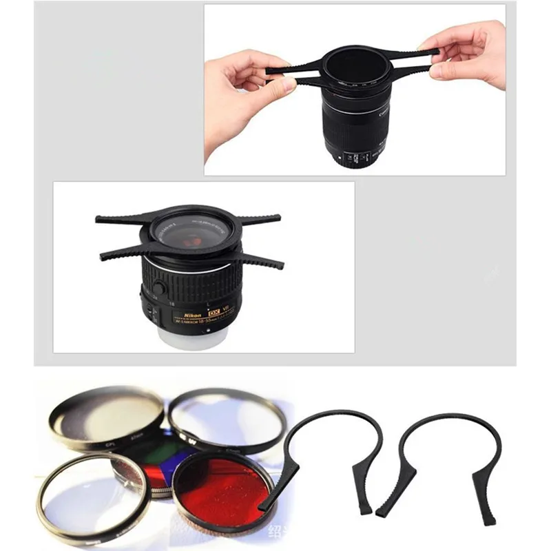 

Camera Lens Accessories Lens UV CPL ND Star Filter Lens Adapter Ring Remove Wrench Clamp Withdrawal Tool Clip