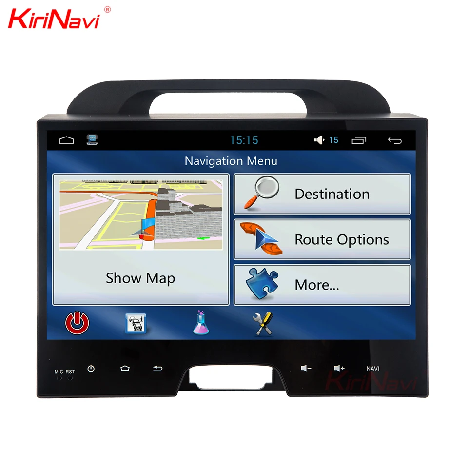 Sale KiriNavi Octa Core Android 7.1 Car DVD GPS Navigation For Kia Sportage Audio Stereo Radio Multimedia System RDS BT 4G 2010- 2014 5