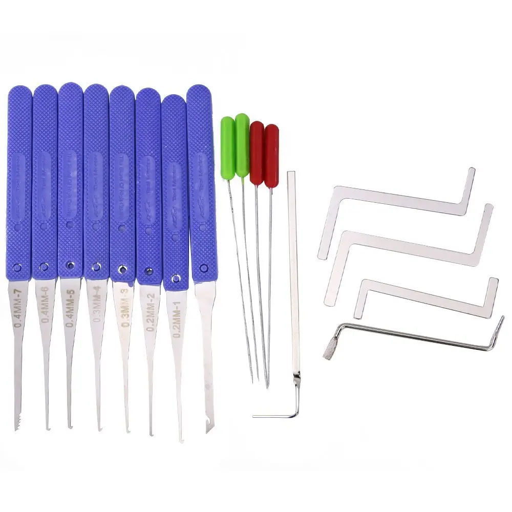 12Pcs/ Set Lock Broken Key Extractor Remove Removal Hooks Needle Locksmith Tool Set Hand Tools