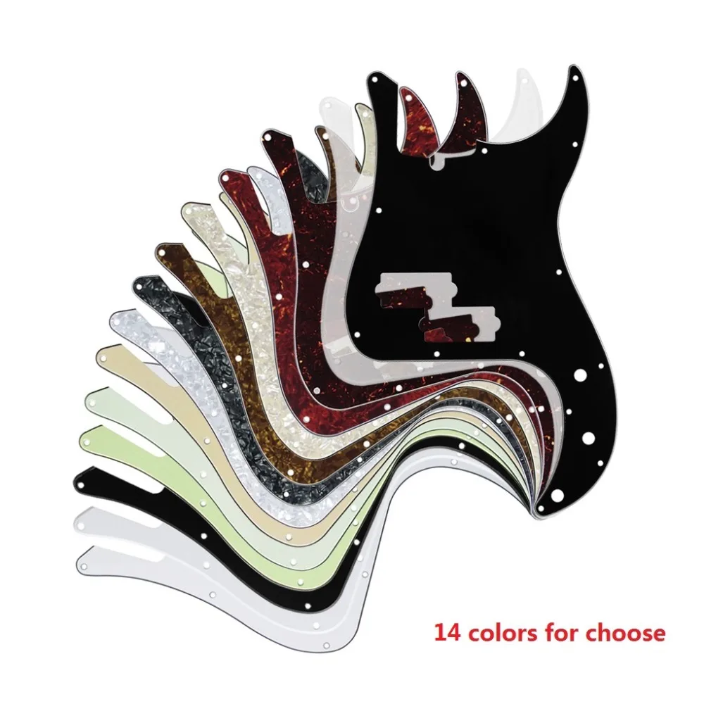 

FLEOR PB P Bass Pickguard Pick Guard Guitar Scratch Plate 13 Hole 4 Strings Electric Bass Parts