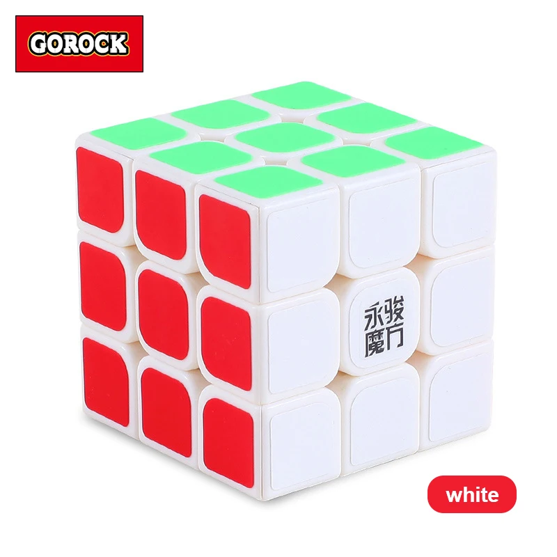 YONGJUN 3x3x3 magico куб головоломка stickerless Профессиональный соревнование fighty скорость