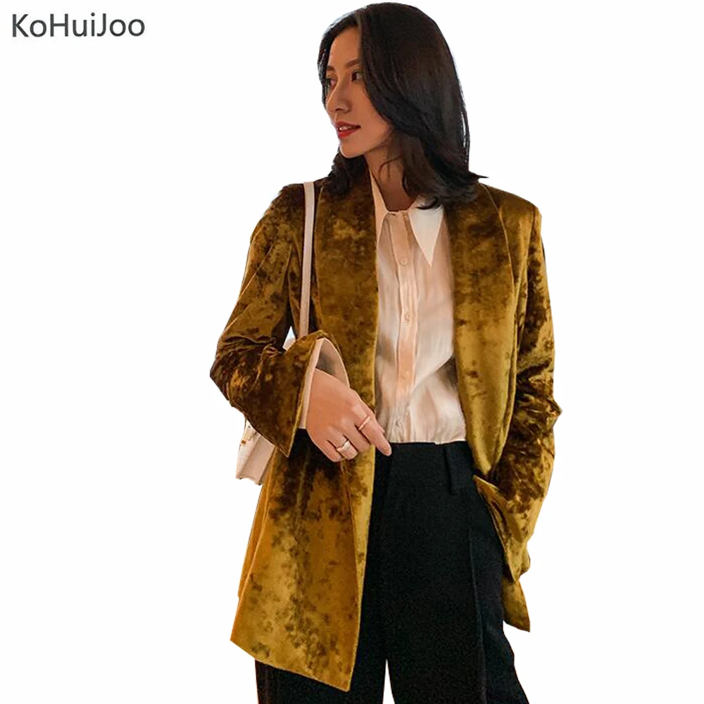 Popular Velvet Blazer Women-Buy Cheap Velvet Blazer Women