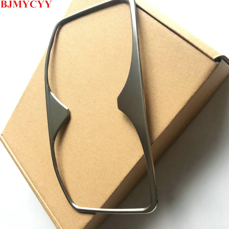 BJMYCYY для Peugeot 3008 5008 2017 хромированный держатель чашки отделка крышки рамка с