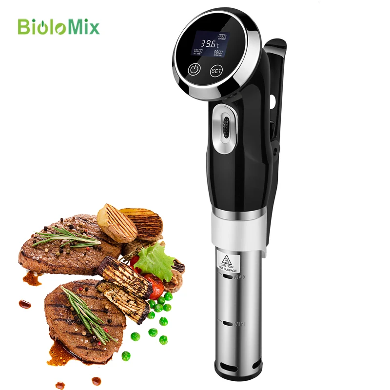Sous Vide плита, Прочный Погружной циркулятор, 1500 Вт вакуумная еда плита, ЖК-дисплей цифровой дисплей, нержавеющая сталь - изображение