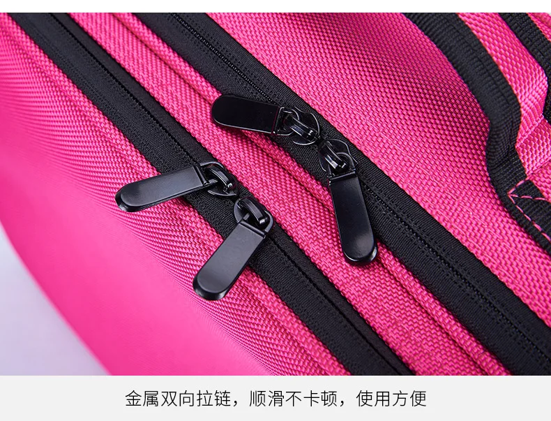 ZYJ Professional Partition Cosmetic Storage Organizer Box Bags Dresser Travel Makeup Artist Nail Tool Bag Beauty Cases Handbag (21)