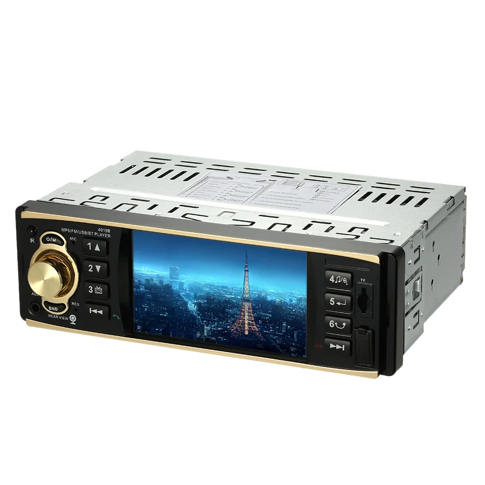 

4.1inch TFT HD 1080P Digital Screen Car Radio MP5 Player Bluetooth USB/TF FM Aux Input Universal Steering Wheel Remote Control
