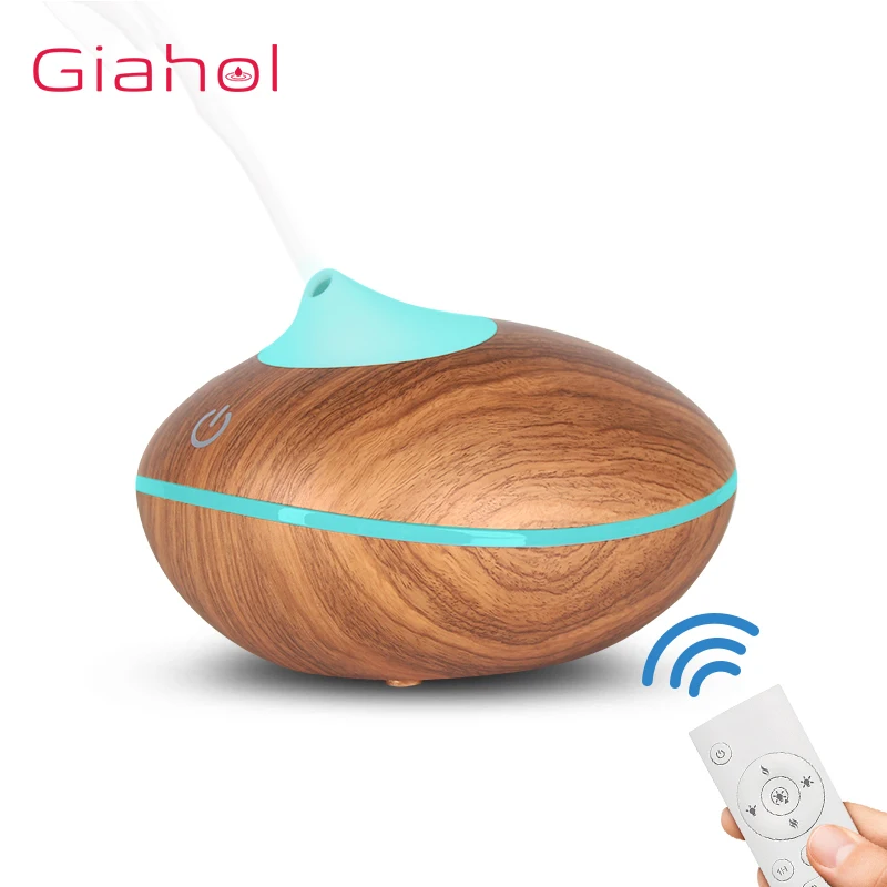 

Air Diffuser Electric Aroma Essential Oil Diffuser Ultrasonic Air Humidifier 400ml Wood Remote Control Mistmaker For Home Office
