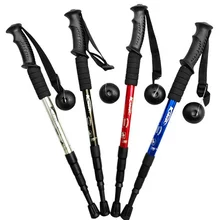 Trekking Poles Hiking Sticks Telescopic Adjustable Pole Walking Trekking Sporting Goods Outdoor Sports