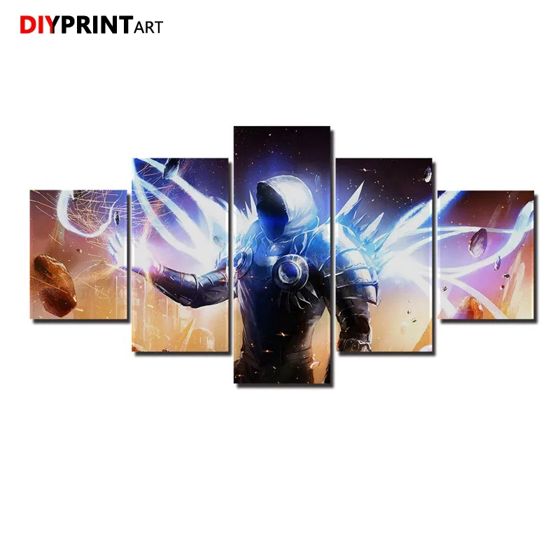 Игровой плакат картина диабло3 Armor Tyrael 5 панелей холст настенные картины