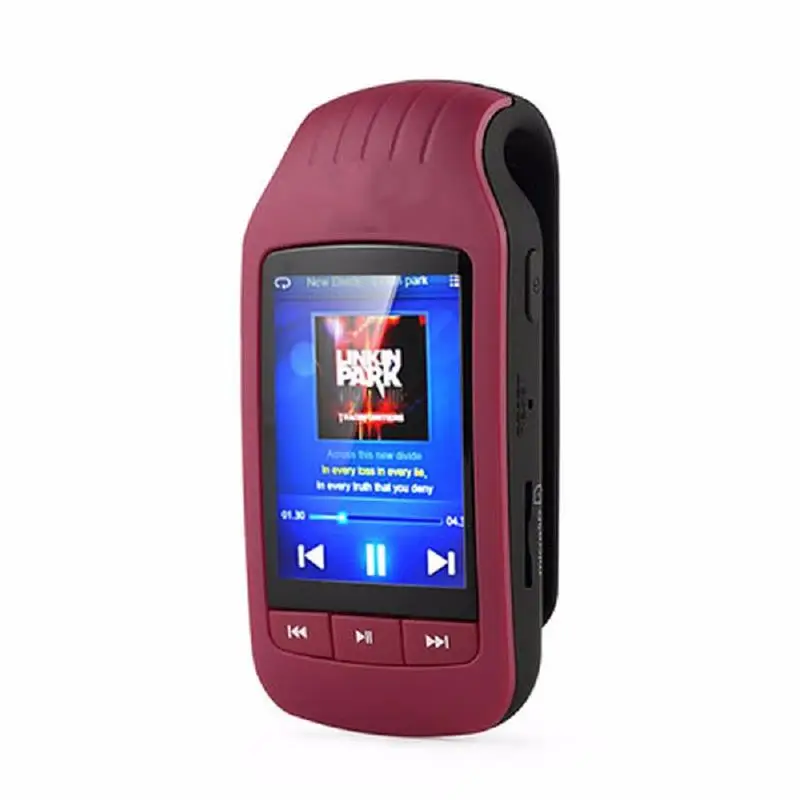 Портативный мини mp3 плеер HOTT 1037 с клипсой 8 ГБ спортивный шагомер Bluetooth FM радио со