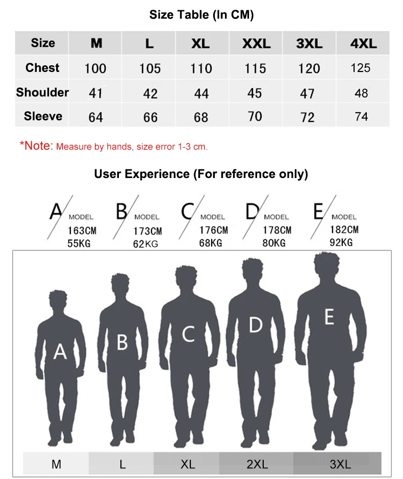 SIZE Table