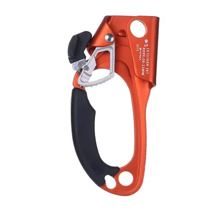 

Professional Outdoor Exploring Sports Fit Rock Climbing Equipment Left Handed Rope Clamp Ascender Survival Kits