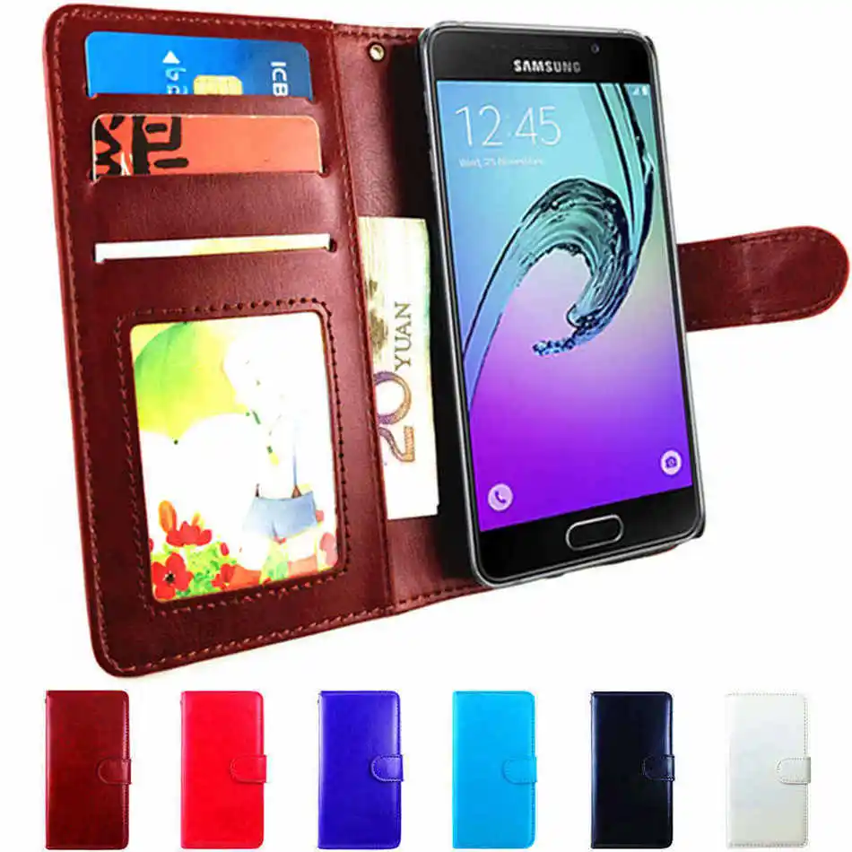 Чехол-книжка для Samsung Galaxy A5 2017 кожаный чехол-кошелек a520f 5 SM-A520F Роскошный чехол