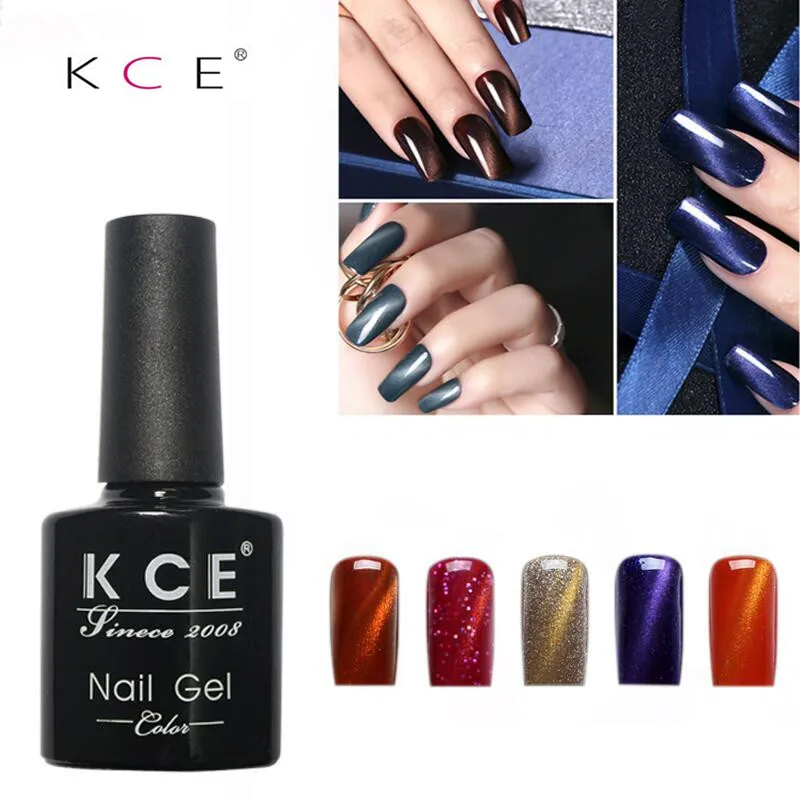 

KCE UV Glue Nail Polish Manicure LED 3D Cats Eye 36 Color Gradient Color Eco-friendly and Healthy Nail Polish 10 ml