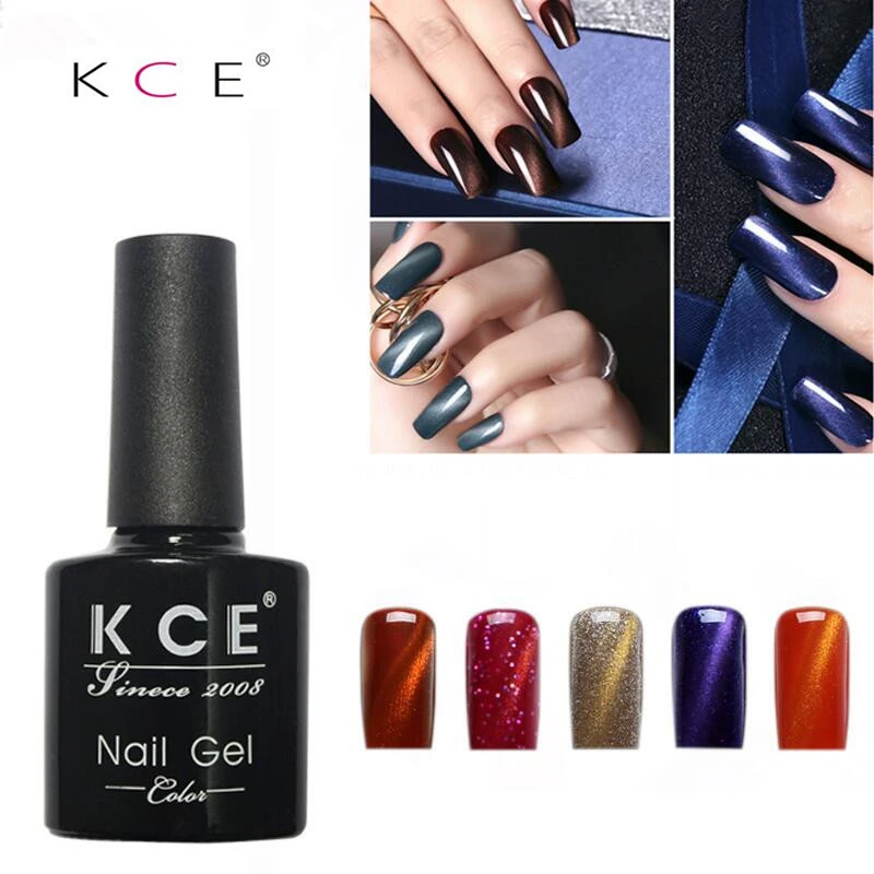 Kce Uvのりマニキュアマニキュアled 3dキャッツアイ36色グラデーションカラー環境に優しいと健康なマニキュア10ミリリットル Nail Polish Nail Polish Brandnail Polish Nail Aliexpress