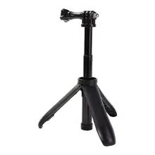 Mini Portable Tripods Selfie Stick Extension Pole Extendable Monopod Tripod For GoPro Xiaomi Yi SJCAM Camera fghgf bluetooth remote tripod bracket for iphone mini portable mount monopod extendable camera stand universal phone tripods