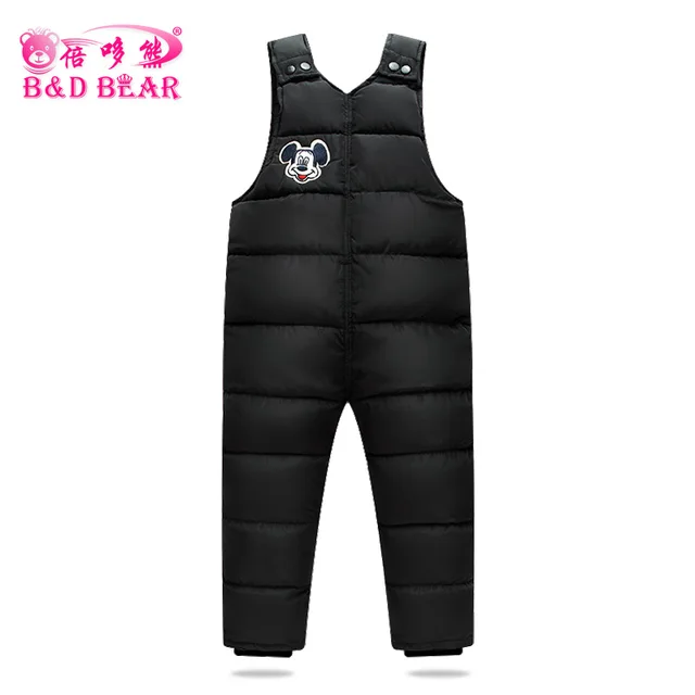 $US $12.12  1-6 T Children'S cotton-padded clothes Pants Baby Boys Outside Winter Girls Bib Overalls Kids Trous