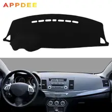 Приборной панели автомобиля крышки коврик козырек от солнца Инструмент Защитная ковер для Защитные чехлы для сидений, сшитые специально для Mitsubishi Lancer EX 2008 2009 2010 2011- аксессуары