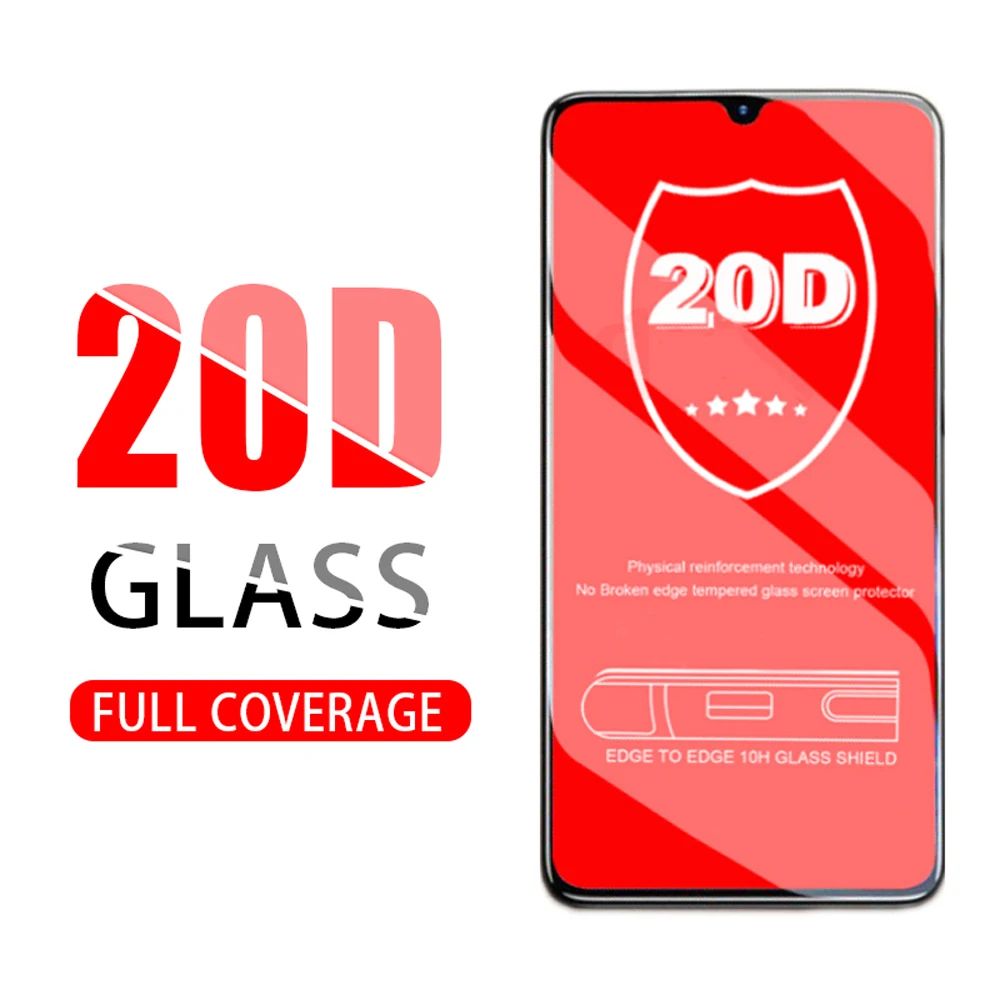 

20D Tempered Protector Glass For Xiaomi Mi 9 8 A2 Lite A1 6X 5X Full Cover Screen Protective For Redmi Note 7 6 7Pro Glass Film