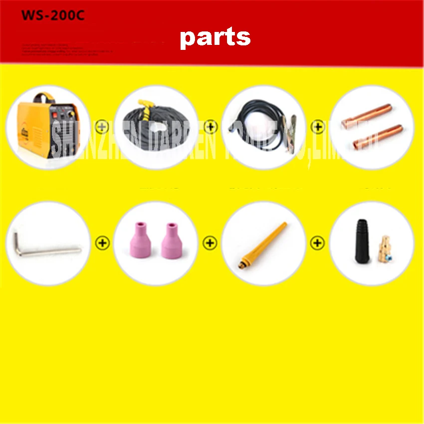 Портативный ws-200c инверторов IGBT тиг сварщик аргон Сварщик сварки аргонодуговая сварочный аппарат паяльник