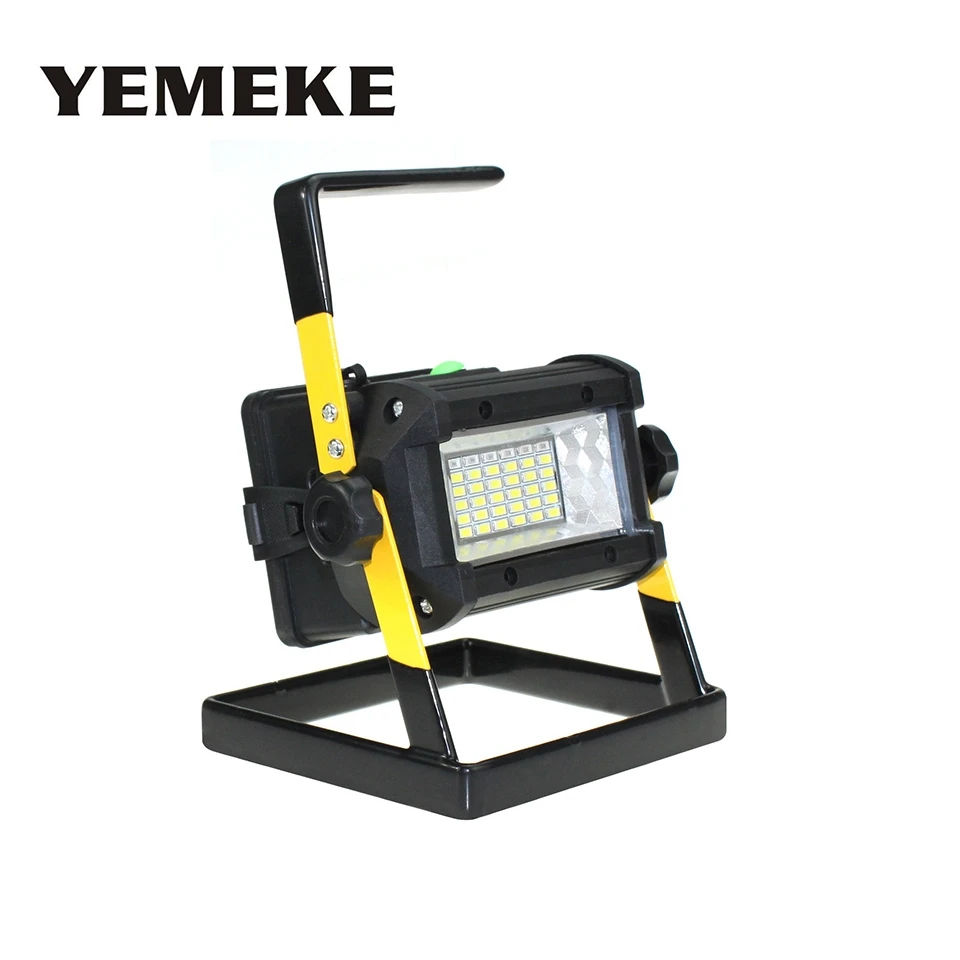 

Super Bright LED Floodlight outdoor Lighting 36Leds 90-240V Rechargeable Portable Spotlight Camping Work Light waterproof IP65