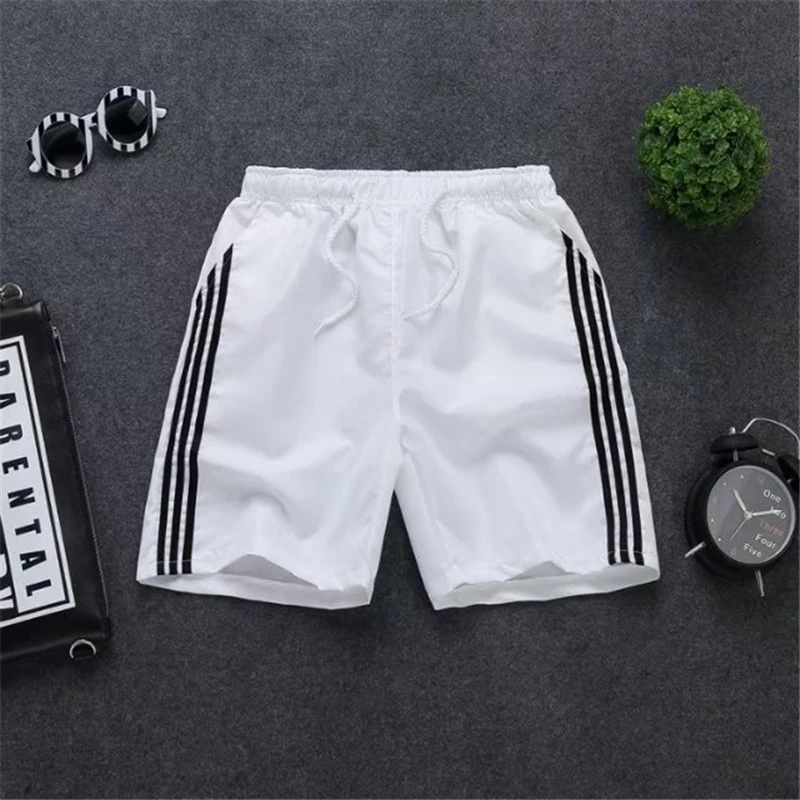 Summer Casual Shorts Men Striped Men s Sportswear Short Sweatpants Jogger Breathable Man Short Trousers Fashion 2