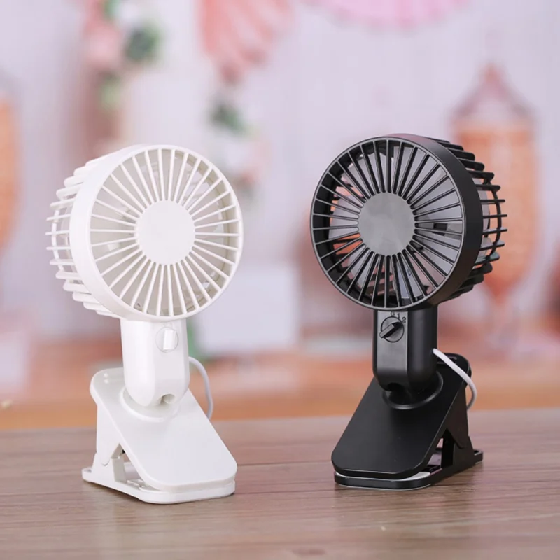 

USB Portable Simple Double-layer Desktop Clip Type Fan Charging Fan For Office Work for Summer Outdoor Activities Decoration