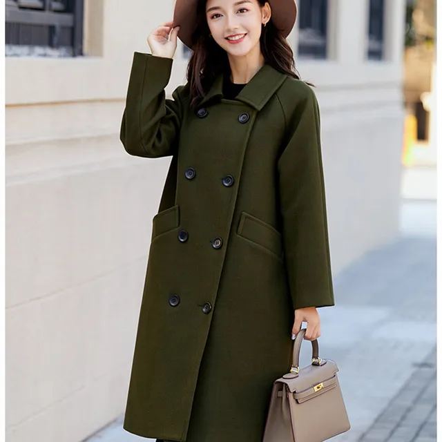 2018 New Women's Winter Wool Coat Russian Woman High Quality Winter ...