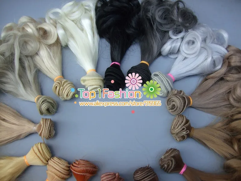 1 шт. 15 см refires курчавый BJD кукольные волосы для 1/3 1/4 OD OB AD BJD diy кукольные парики