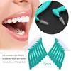 Deal with 15pcs L Shape Tooth Interdental Brush Oral Care Cleaning Orthodontic Brush 1.0-1.2 Green Adults Oral Hygiene Tools Accessories 32847040298