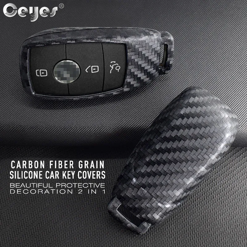 

Ceyes 1pc Car Accessories Styling Protection Shells Decoration Cover Case For Mercedes Benz 2017 E Class W213 2018 S 3 4 Buttons