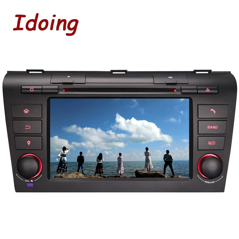Clearance Idoing 2Din Android7.1 For Mazda3 Steering-Wheel Car DVD Multimedia Video Player Fast Boot 4Core 2G+16g GPS Navigation bluetooth 4