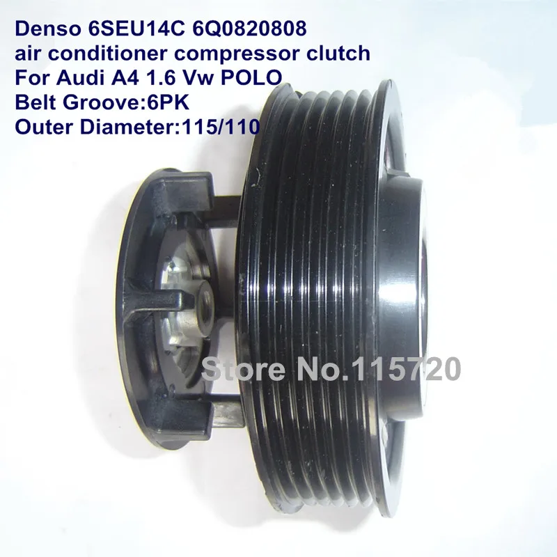 Air Compressor Replacement Parts >> 6SEU14C 6Q0820808 compressor clutch air conditioner compressor magnetic clutch for Audi A4 1.6 ... Air Compressor Replacement Parts >> 6SEU14C 6Q0820808 compressor clutch air conditioner compressor magnetic clutch for Audi A4 1.6 ...