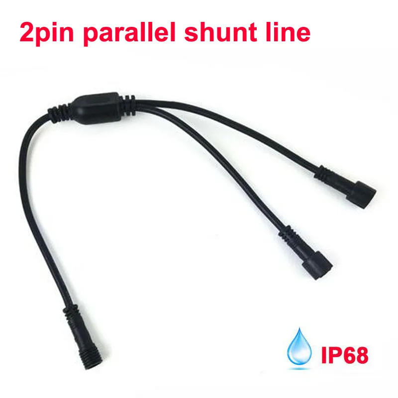 

2PIN T 300MM IP67 Waterproof Extension Cable/Connect Wire/Power Cord for Single Color LED Light