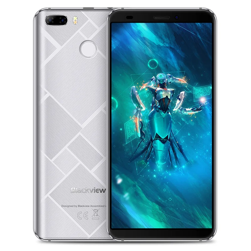 Blackview S6 MT6737 четырехъядерный смартфон с двойной задней камерой 18:9 5 7 &quotHD +