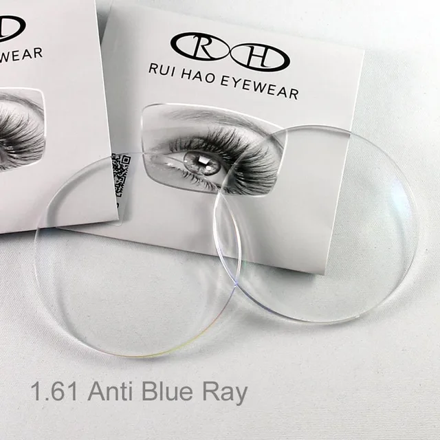 Best Offers Index 1.61 Anti Blue Ray Resin Lenses Reflective Coating Lens Blue Light Blocking Glasses Lens Computer Goggles Eyeglasses