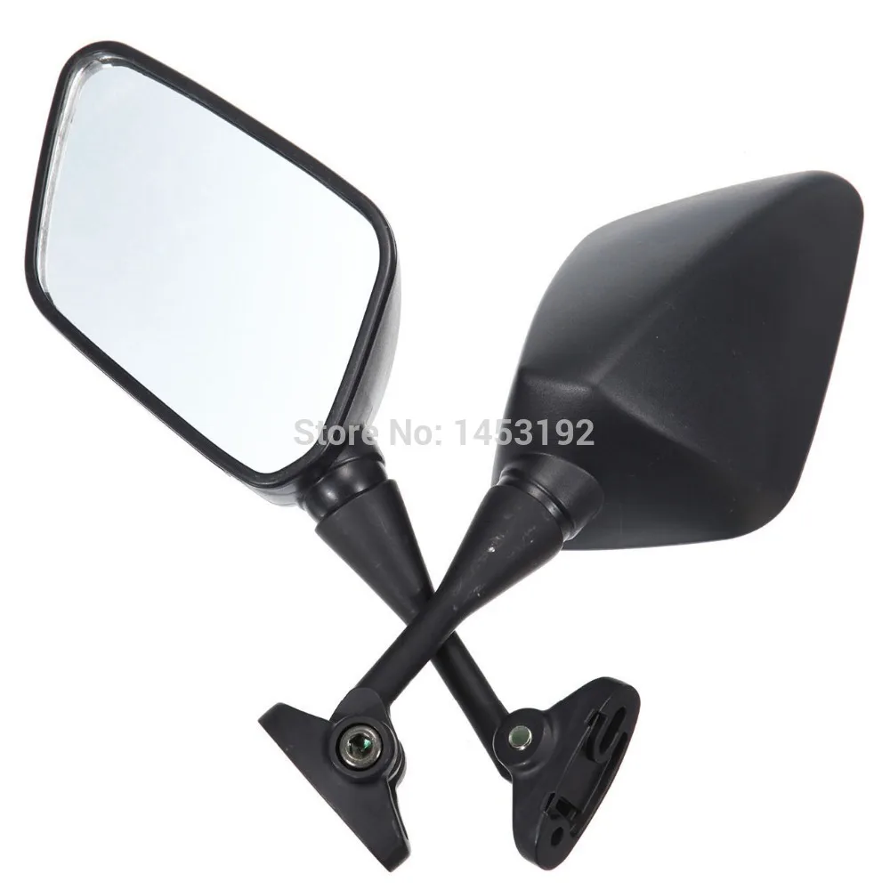 Black Pair Rear View Mirror For HYOSUNG GT125R GT250R GT650R GT650S Honda CBR900