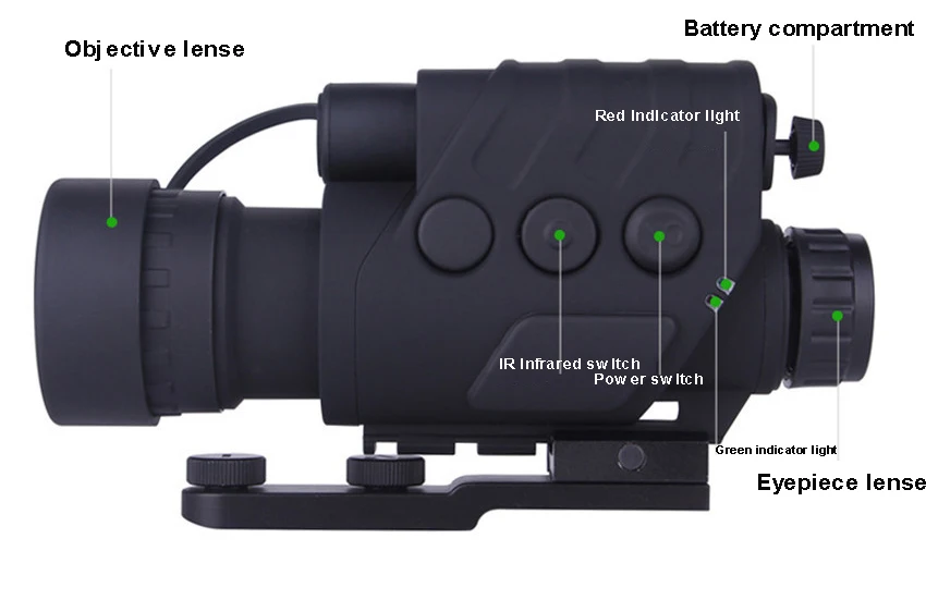 militar tático monocular visão longa distância monocular telescópio para a caça