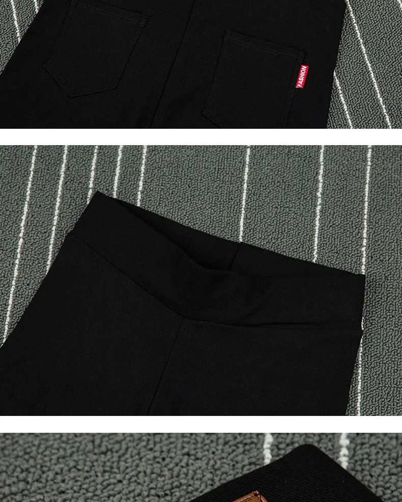 BIVIGAOS женские стильными кожаными пэчворк вставками тканые повседневные штаны для стройных тонких черных леггинсов штаны по лодыжку эластичные брюки женские узкие брюки Брюки-карандаши