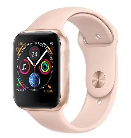 Smart Watch 44MM Series 4 Clock Push Message Bluetooth Heart Rate Smartwatch SIRI For Android phone IOS apple iPhone 6 7 8 X