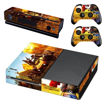 

New Skin Sticker Decal For Xbox One Console and Kinect and 2 Controllers For Xbox One Skin Sticker Vinyl - PUBG
