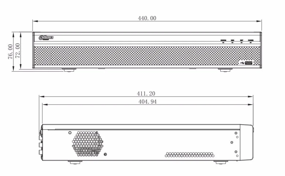 Сетевой видеорегистратор Dahua 4K H.265 NVR 16CH 32CH 64CH NVR5416-16P-4KS2E NVR5432-16P-4KS2E NVR5464-16P-4KS2E 16PoE до 12MP Max 320 Мбит/с