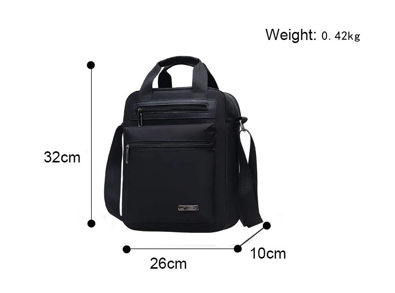 Мужская сумка через плечо, сумка-мессенджер, Мужская водонепроницаемая нейлоновая наплечная сумка, сумки через плечо, деловая сумка, мини портфель, сумка